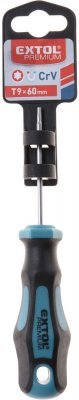 Šroubovák TORX, T9x60mm, CrV EXTOL PREMIUM