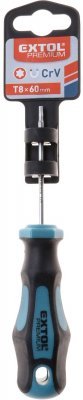 Šroubovák TORX, T8x60mm, CrV EXTOL PREMIUM