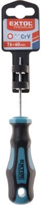 Šroubovák TORX, T6x60mm, CrV EXTOL PREMIUM