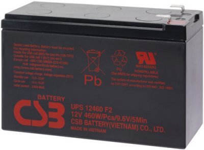Akumulátor CSB 12V, 9,6Ah (UPS12460 F2)
