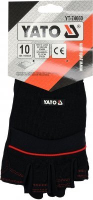 Rukavice bez prstů, velikost XL Yato YT-74660