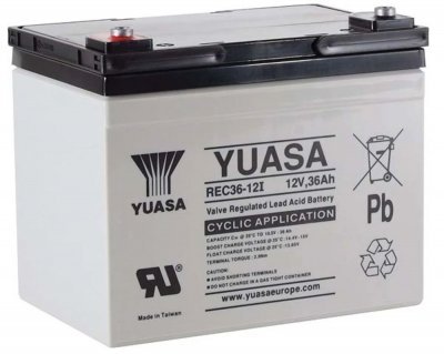 Akumulátor Yuasa 12V, 36Ah (REC36-12)
