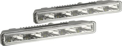Světla denního svícení 5 HIGH POWER LED 12V/24V (185x23x55 mm)