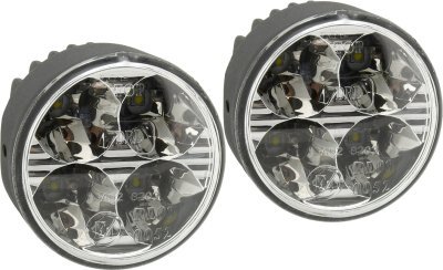 Světla denního svícení 4 HIGH POWER LED 12V/24V (kulatá 70 mm)