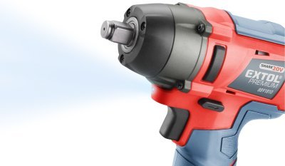 Utahovák rázový 1/2" aku SHARE20V, 180Nm, 20V Li-ion, bez baterie a nabíječky EXTOL PREMIUM