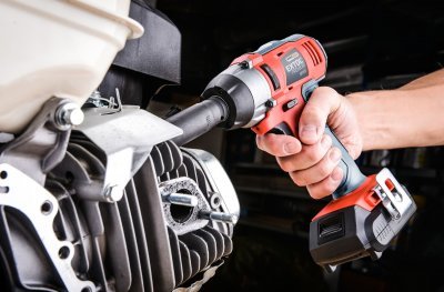 Utahovák rázový 1/2" aku SHARE20V, 180Nm, 20V Li-ion, bez baterie a nabíječky EXTOL PREMIUM