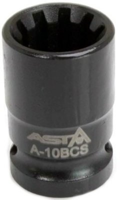 Nástrčná hlavice na brzdové třmeny, 20 mm, 10hranná, čtyřhran 1/2" - ASTA A-10BCS
