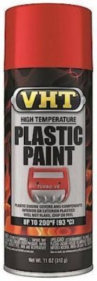 VHT Plastic Paint, lesklá červená, 325ml