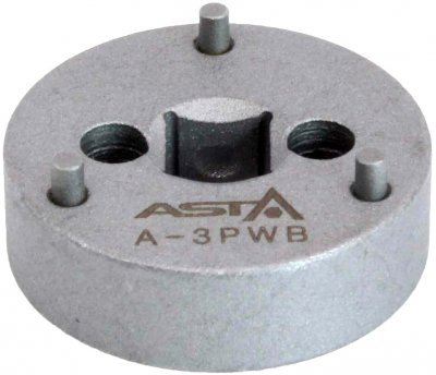 Adaptér na zatlačení brzdových pístků, 3 piny, pro VAG, Renault, Volvo - ASTA A-3PWB