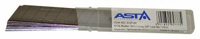 Čepele pro odlamovací nůž 18 mm, balení 10 ks - ASTA A-SP18C