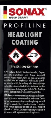 Sonax PROFILINE Headlight Coating, 5ml