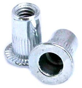 Maticové nýty M4 x 11 mm, s plochou hlavou, ocel, balení 50 ks - ASTA A-RM4