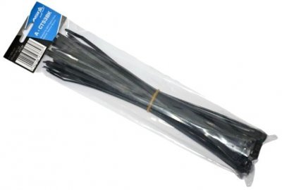 Stahovacie pásky 5 x 300 mm, 50 kusov, čierna farba - ASTA A-CT53BK