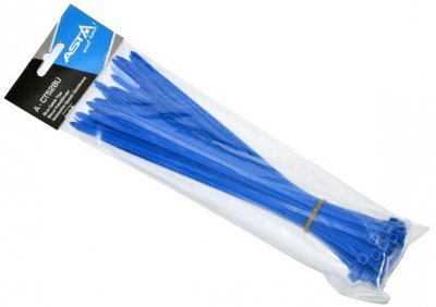 Stahovací pásky 5 x 250 mm, 50 kusů, modrá barva - ASTA A-CT52BU