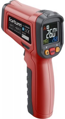 Teploměr bezkontaktní IR průmyslový, se sondou, -50°až 800°C FORTUM