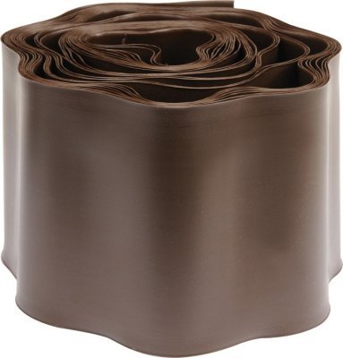 Plastový okraj trávníku 100mm x 9m hnědý Flo TO-88703