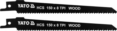 Yato pilové listy HCS 150MM 8TPI 2ks YT-33923
