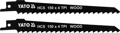 Yato pilové listy HCS 150MM 4TPI 2ks YT-33921
