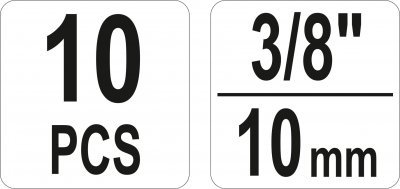 Yato sada vytahováků stržených šroubů 10ks YT-06031