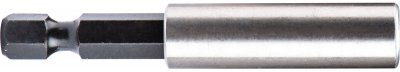 Držák hrotů do vrtačky, 1/4"x60mm, nerez FORTUM