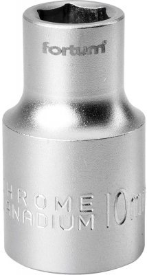 Hlavice nástrčná 1/2", 10mm, L 38mm FORTUM