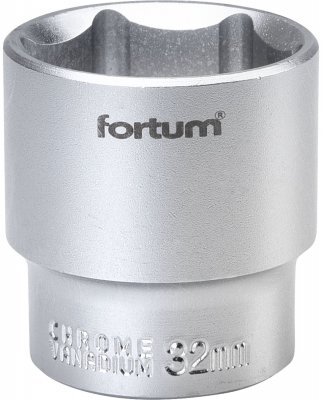 Hlavice nástrčná 1/2", 32mm, L 44mm FORTUM