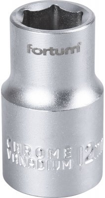 Hlavice nástrčná 1/2", 12mm, L 38mm FORTUM