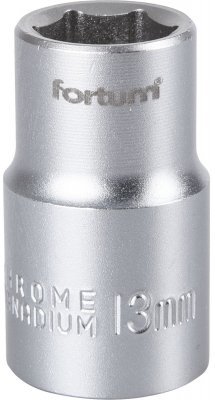 Hlavice nástrčná 1/2", 13mm, L 38mm FORTUM