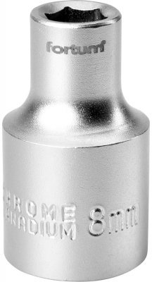 Hlavice nástrčná 1/2", 8mm, L 38mm FORTUM