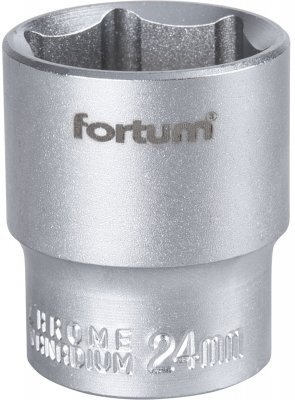 Hlavice nástrčná 1/2", 24mm, L 38mm FORTUM
