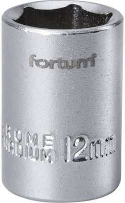 Hlavice nástrčná 1/4", 12mm, L 25mm FORTUM