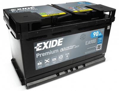 Autobaterie Exide Premium 12V, 90Ah, 720A, EA900