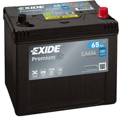 Autobaterie Exide Premium 12V, 65Ah, 580A, EA654
