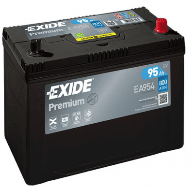 Autobaterie Exide Premium 12V, 95Ah, 800A, EA954