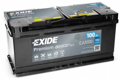 Autobaterie Exide Premium 12V, 100Ah, 900A, EA1000