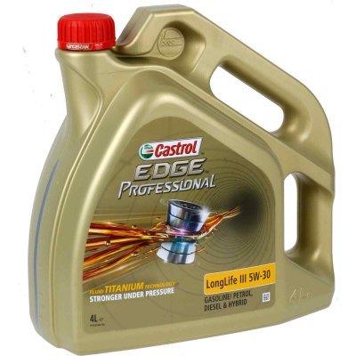 Motorový olej Castrol EDGE Titanium Professional LongLife III 5W-30, 4L
