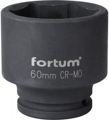 Hlavice nástrčná rázová 3/4", 60mm, L 70mm FORTUM