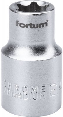 Hlavice nástrčná vnitřní TORX 1/2", E 14, L 38mm FORTUM