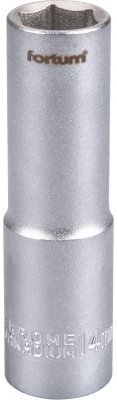 Hlavice nástrčná prodloužená 1/2", 14mm, L 77mm FORTUM
