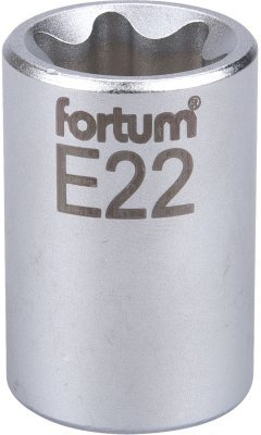 Hlavice nástrčná vnitřní TORX 1/2", E 22, L 38mm FORTUM