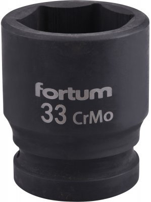 Hlavice nástrčná rázová 3/4", 33mm, L 57mm FORTUM