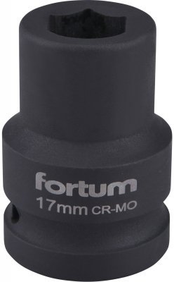 Hlavice nástrčná rázová 3/4", 17mm, L 52mm FORTUM