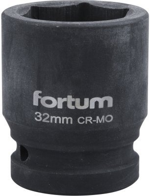 Hlavice nástrčná rázová 3/4", 32mm, L 54mm FORTUM