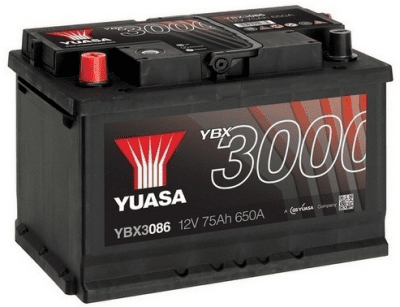 Autobaterie Yuasa YBX3000 SMF 12V, 76Ah, 680A, YBX3086