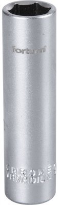 Hlavice nástrčná prodloužena 1/4", 9mm, L 50mm FORTUM