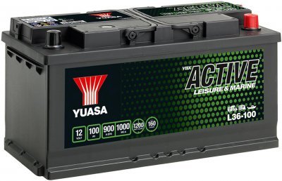 Trakční baterie Yuasa YBX Active Leisure & Marine 12V, 100Ah, 900A, L36-100