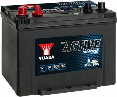 Baterie Yuasa YBX Active Marine 12V, 80Ah, 650A, M26-80