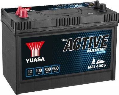 Baterie Yuasa YBX Active Marine 12V, 100Ah, 800A, M31-100