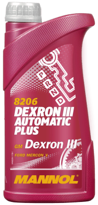 Převodový olej Mannol Dexron III Automatic Plus 8206 ATF, 1L