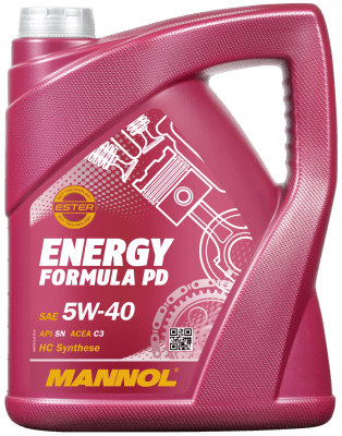 Motorový olej Mannol Energy Formula PD 7913 5W-40, 5L